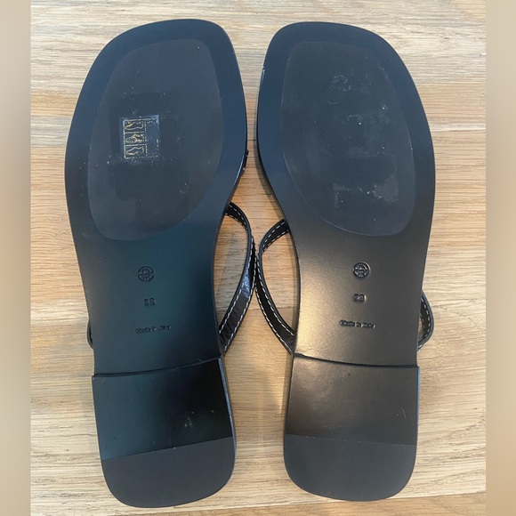 The Row Link Leather Sandals black size 38 brand new - Picture 4 of 4